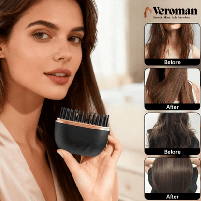 Mini Cordless Hair Straightener Brush - Veroman. All rights reserved.