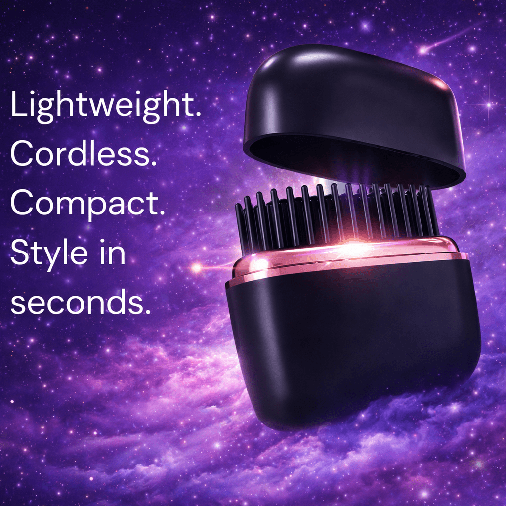 Mini Cordless Hair Straightener Brush - Veroman. All rights reserved.