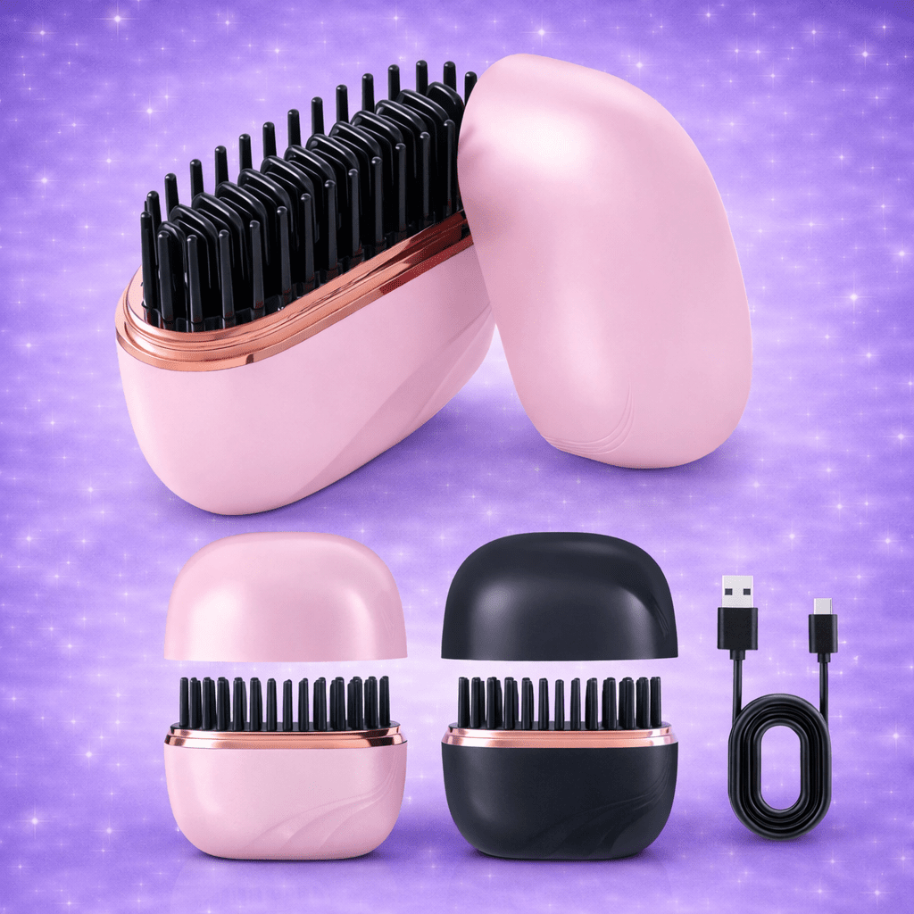 Mini Cordless Hair Straightener Brush - Veroman. All rights reserved.